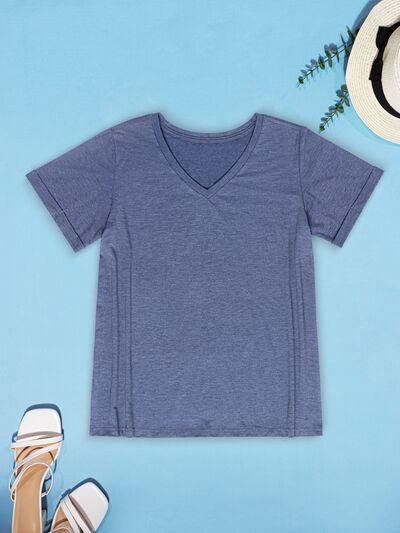 V-Neck Short Sleeve T-Shirt