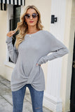 Twisted Round Neck Sweater