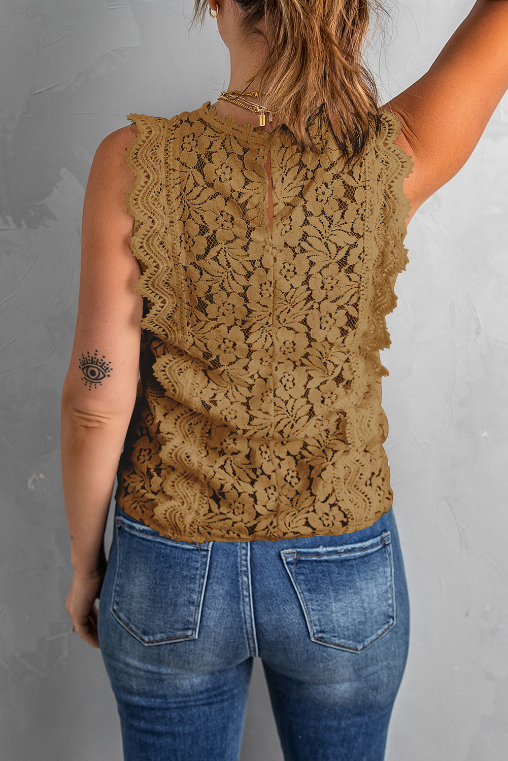 Lace V-Neck Tank